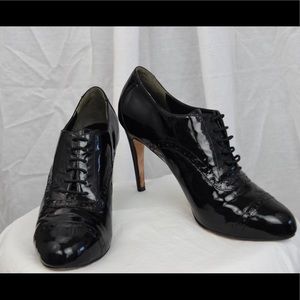 Cole Haan Patent Leather Bootie NIKEAIR sole SZ 7B